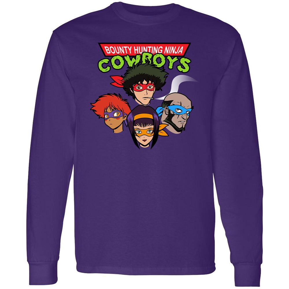 Long Sleeve T-Shirt - 62CAB1N3 - Purple - 13