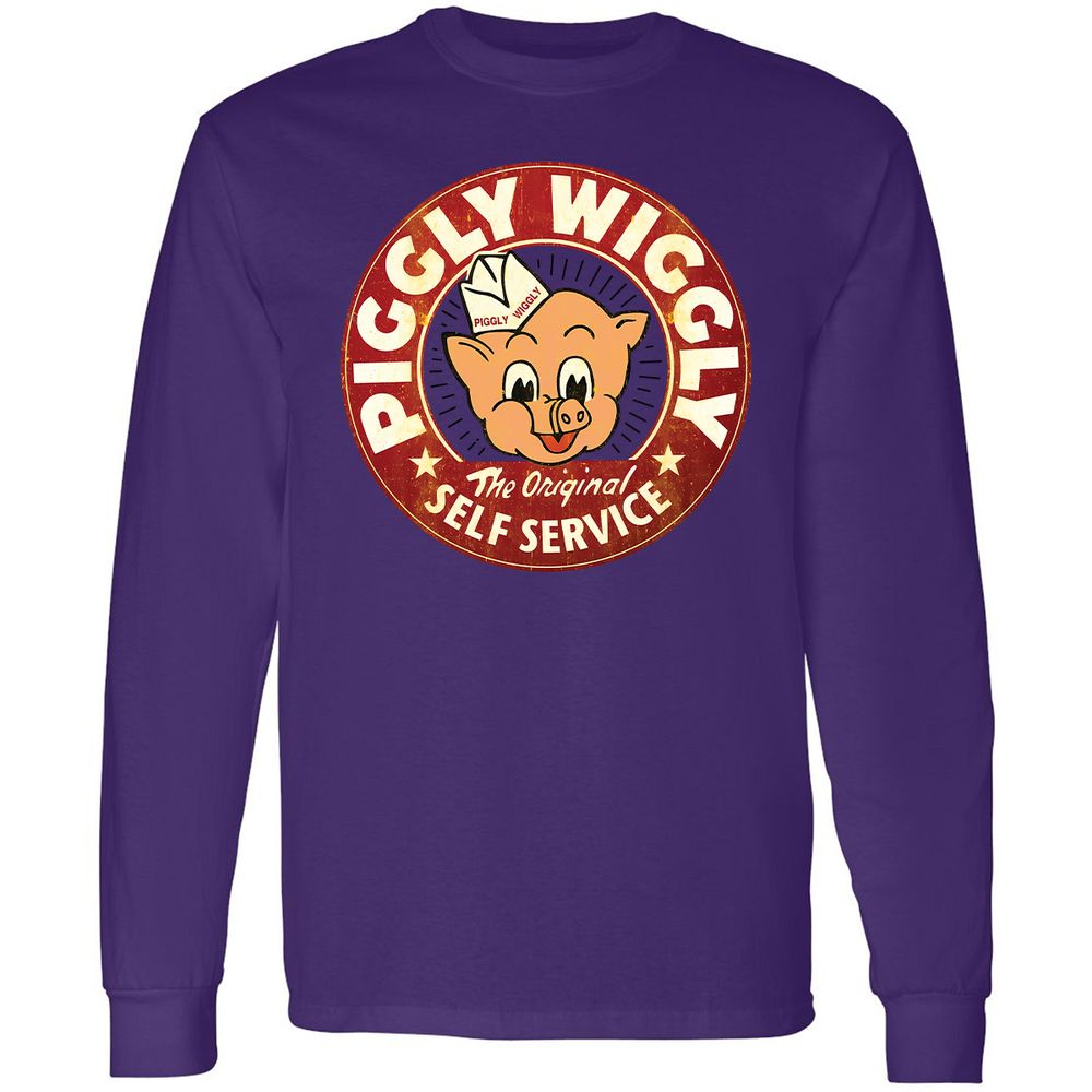 Long Sleeve T-Shirt - W6JRKHWB - Purple - 13