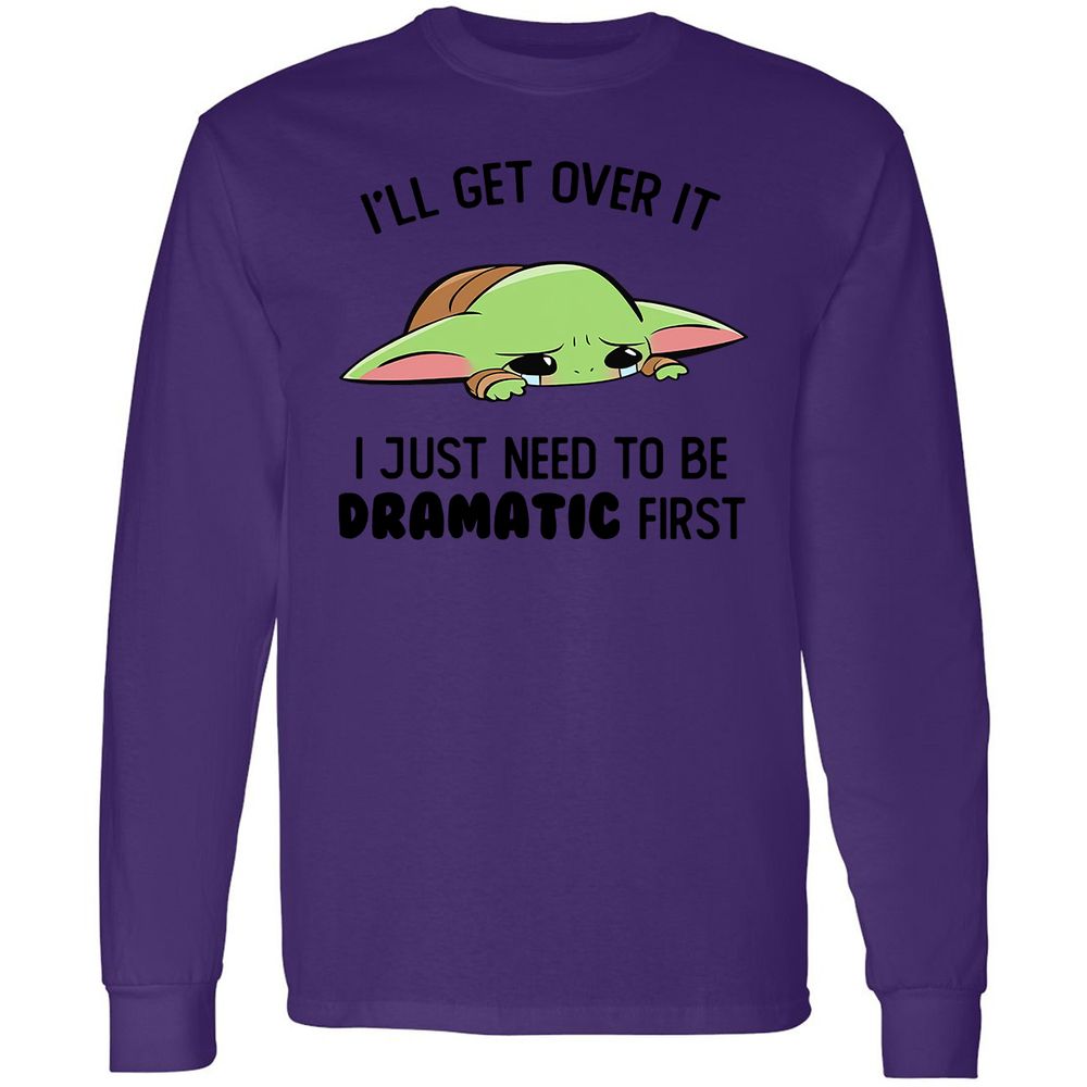 Long Sleeve T-Shirt - RR7RXJLD - Purple - 13