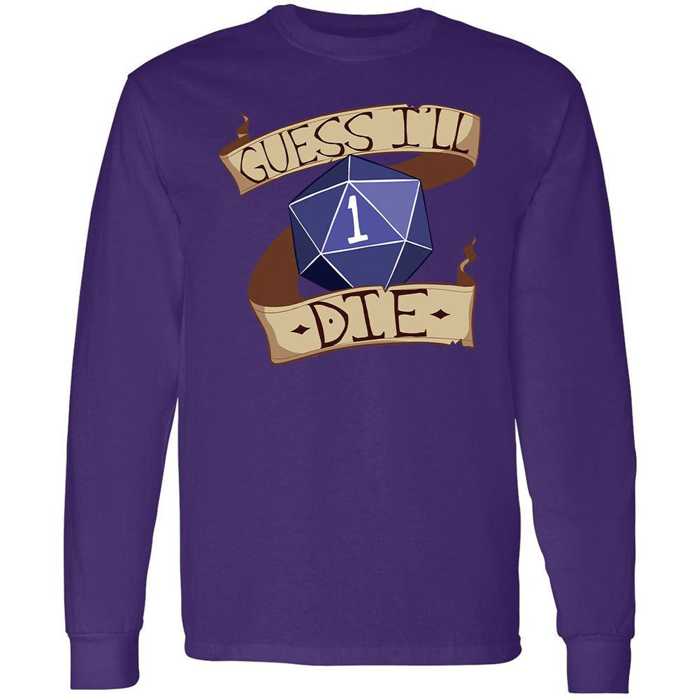Long Sleeve T-Shirt - L5QB9TT9 - Purple - 13