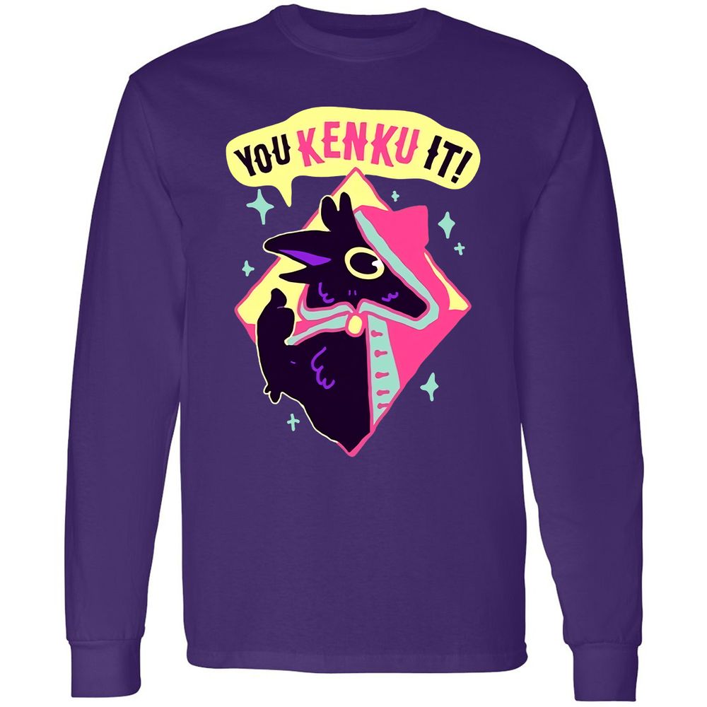 Long Sleeve T-Shirt - E1YKPWSX - Purple - 13