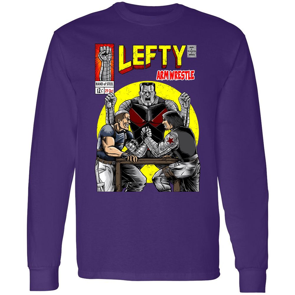 Long Sleeve T-Shirt - F9HFDWZV - Purple - 13