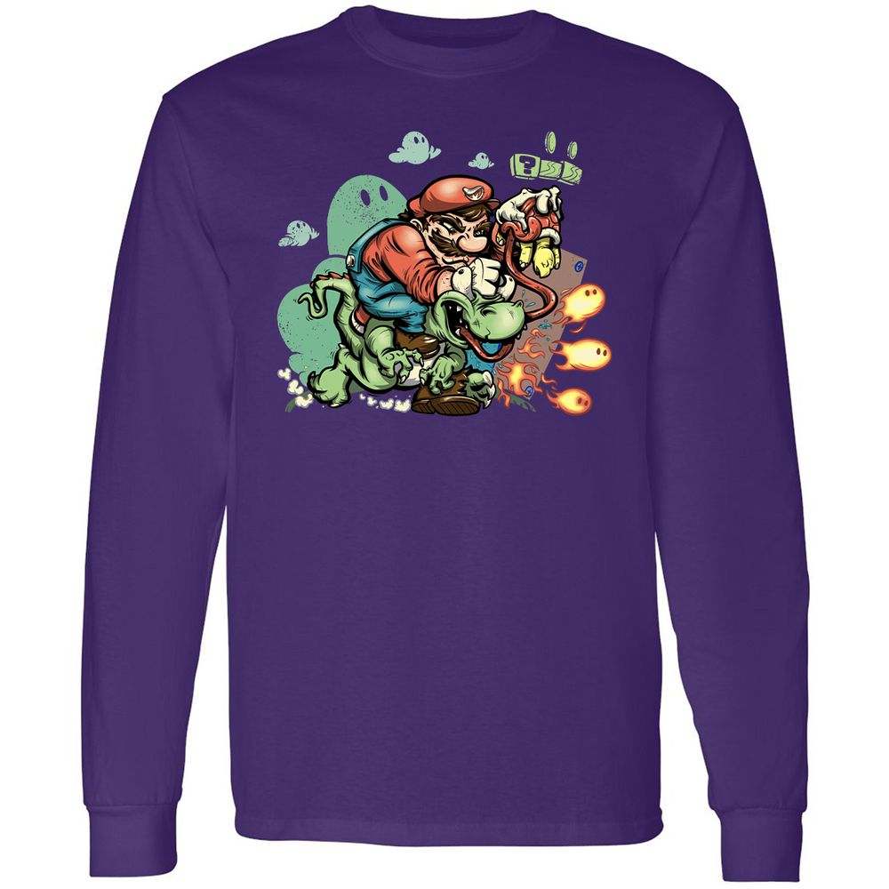 Long Sleeve T-Shirt - NMCTZXHH - Purple - 13