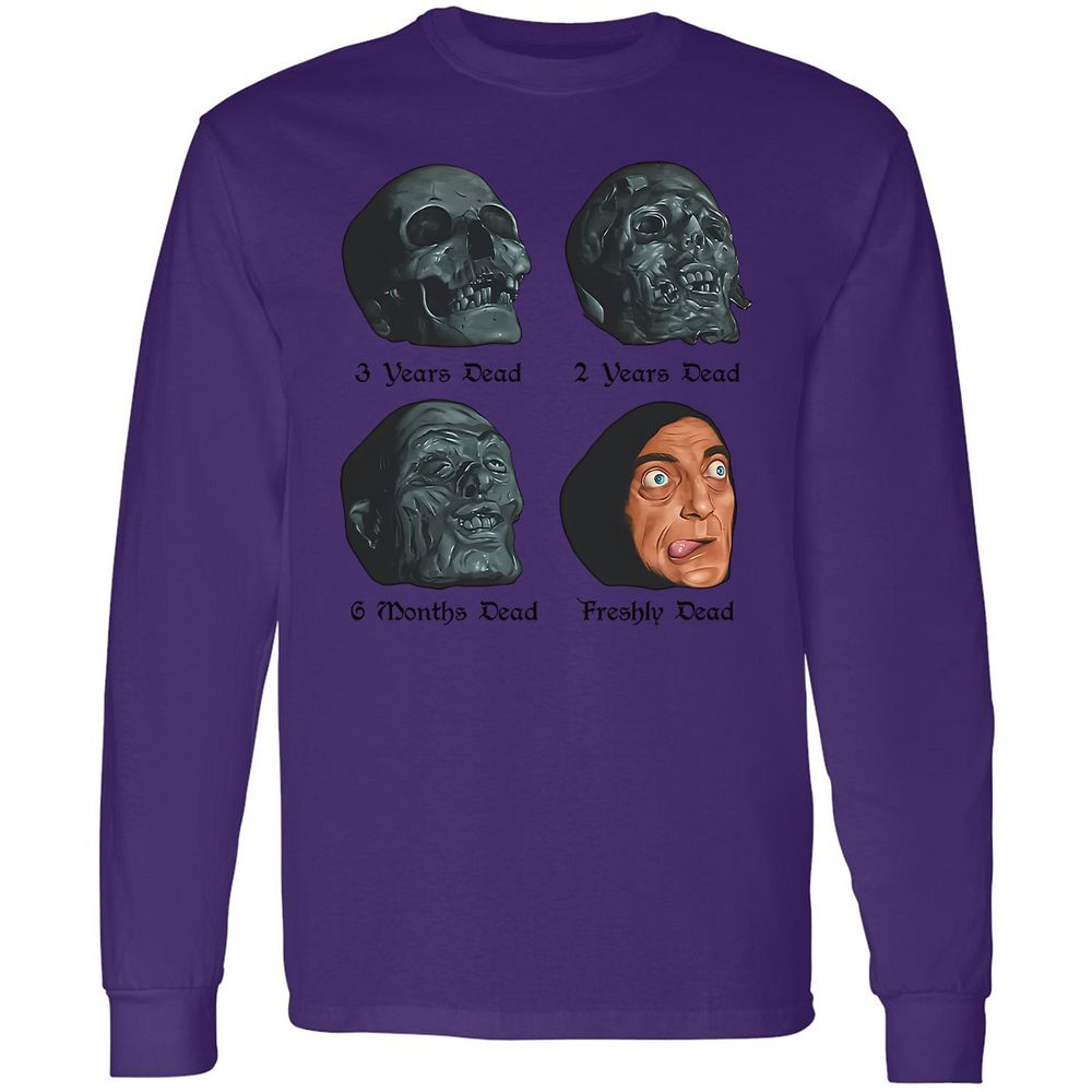Long Sleeve T-Shirt - YHZ1VSPV - Purple - 13