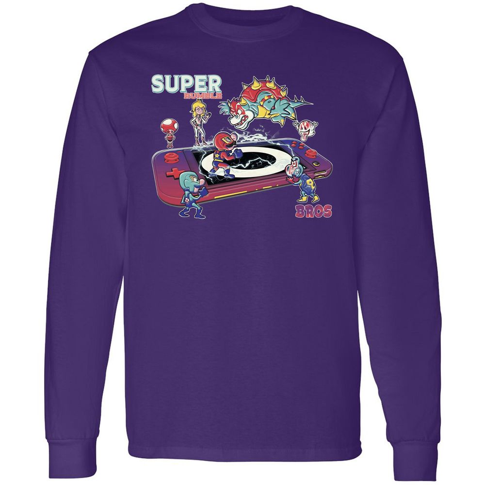 Long Sleeve T-Shirt - R5VEBKKZ - Purple - 13