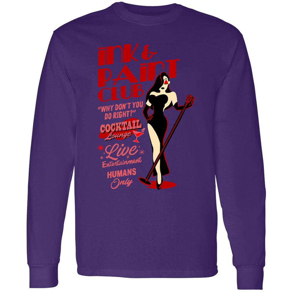 Long Sleeve T-Shirt - 3G6ZQL5Q - Purple - 13
