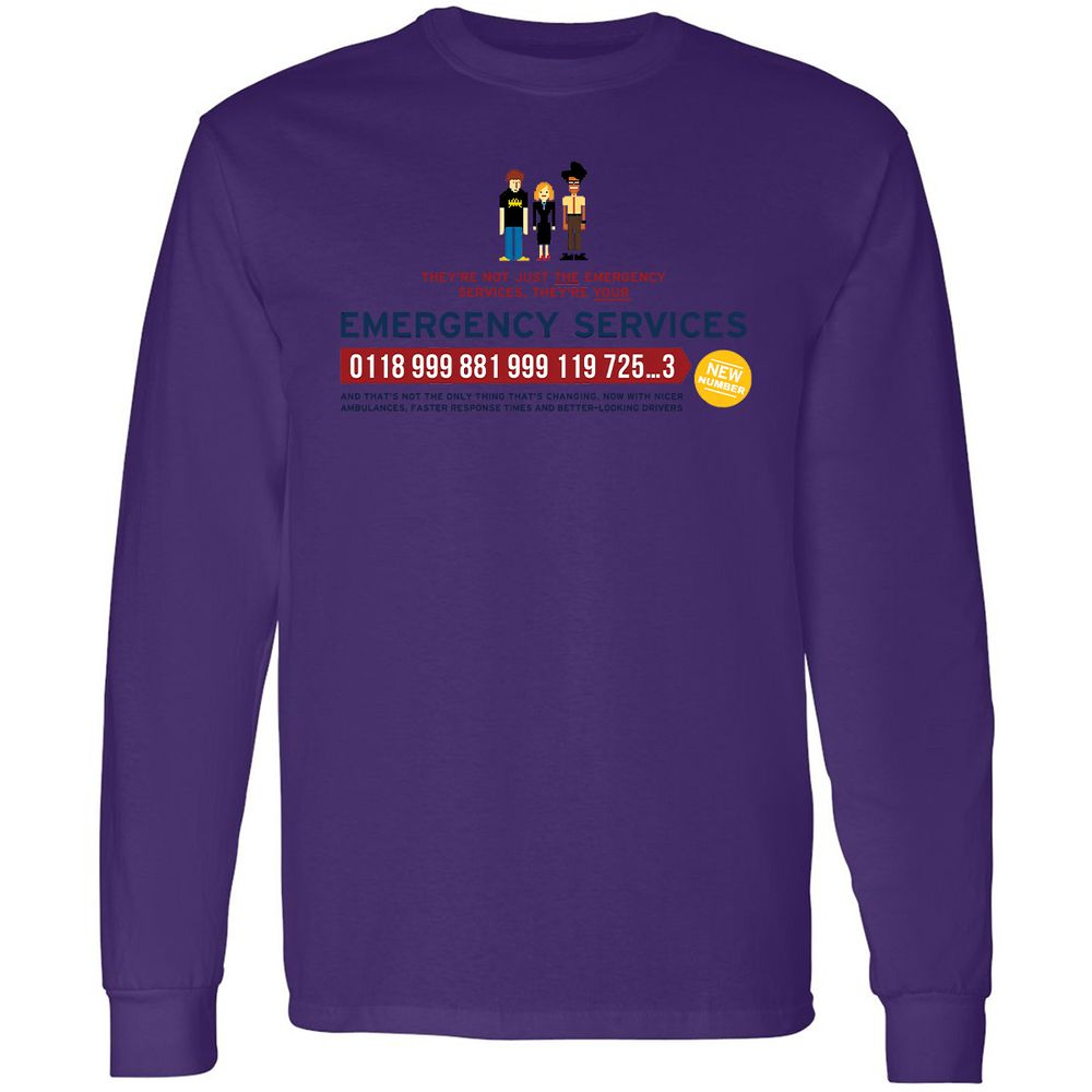 Long Sleeve T-Shirt - PDB65GR8 - Purple - 13