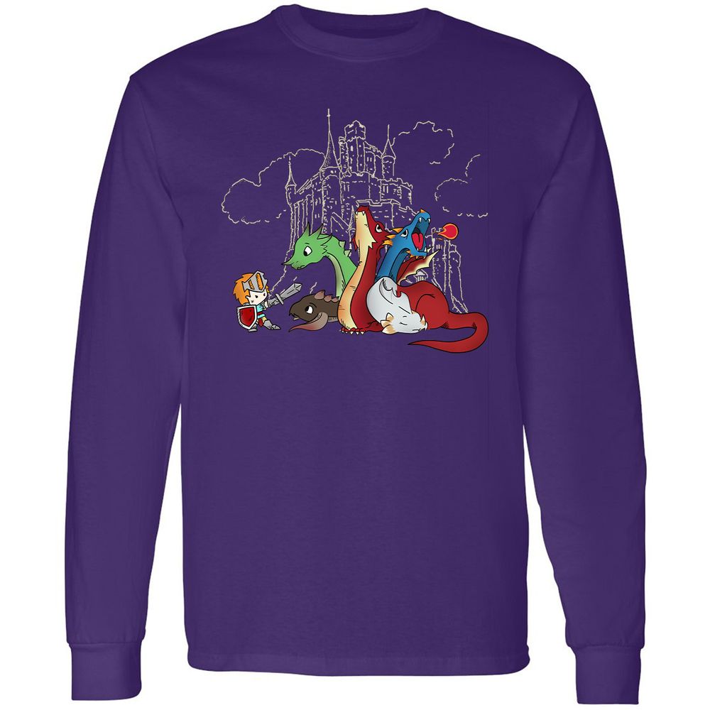 Long Sleeve T-Shirt - JF9G6CN4 - Purple - 13
