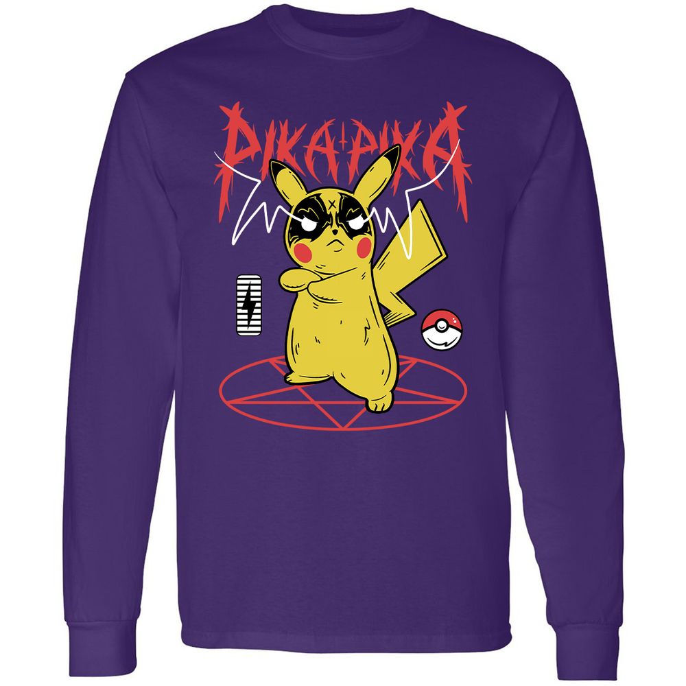 Long Sleeve T-Shirt - 244F35M7 - Purple - 13