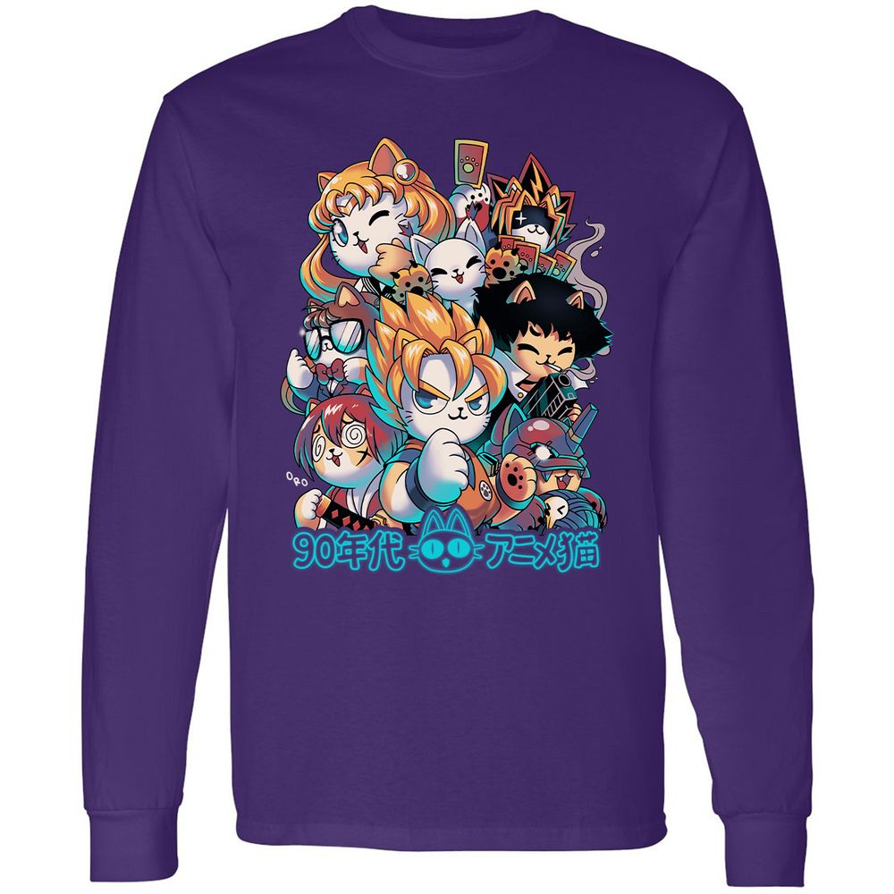 Long Sleeve T-Shirt - AYKZNYGT - Purple - 13