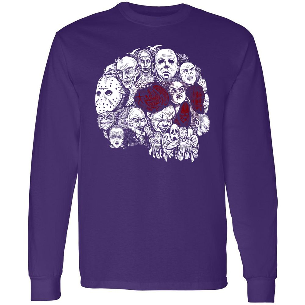 Long Sleeve T-Shirt - 4YSSDGL5 - Purple - 13