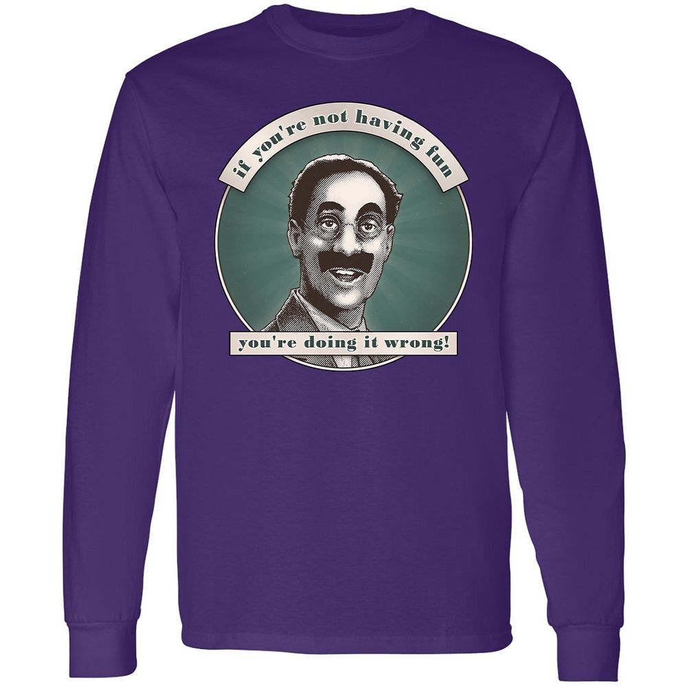 Long Sleeve T-Shirt - 71YCA7SH - Purple - 13