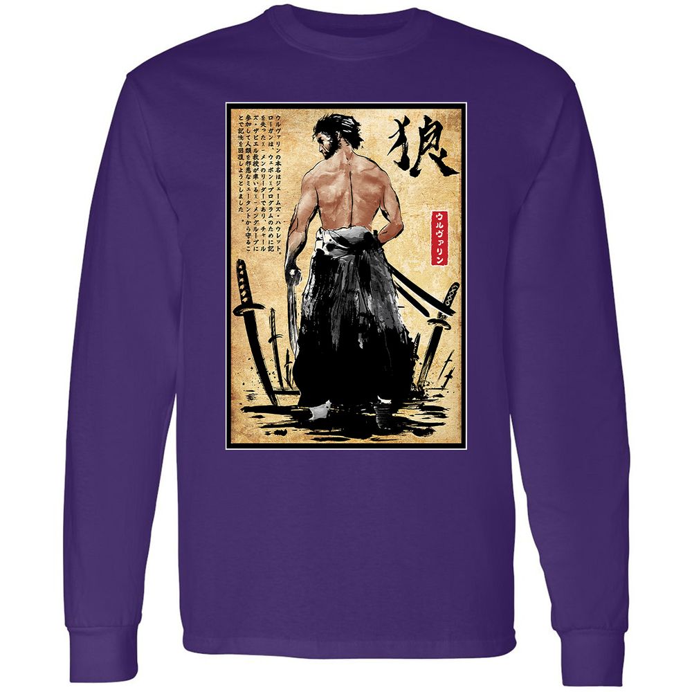Long Sleeve T-Shirt - WLAHSB6H - Purple - 13