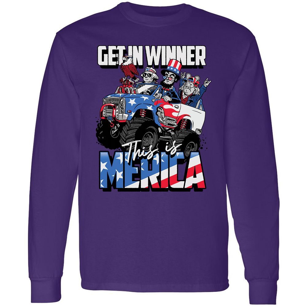 Long Sleeve T-Shirt - 1HUGY4HB - Purple - 13
