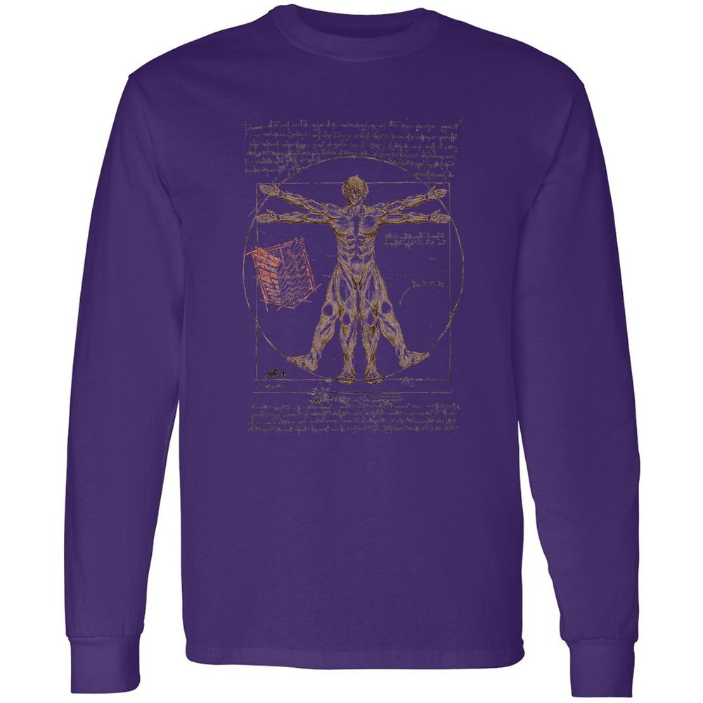 Long Sleeve T-Shirt - KFMUD5YX - Purple - 13