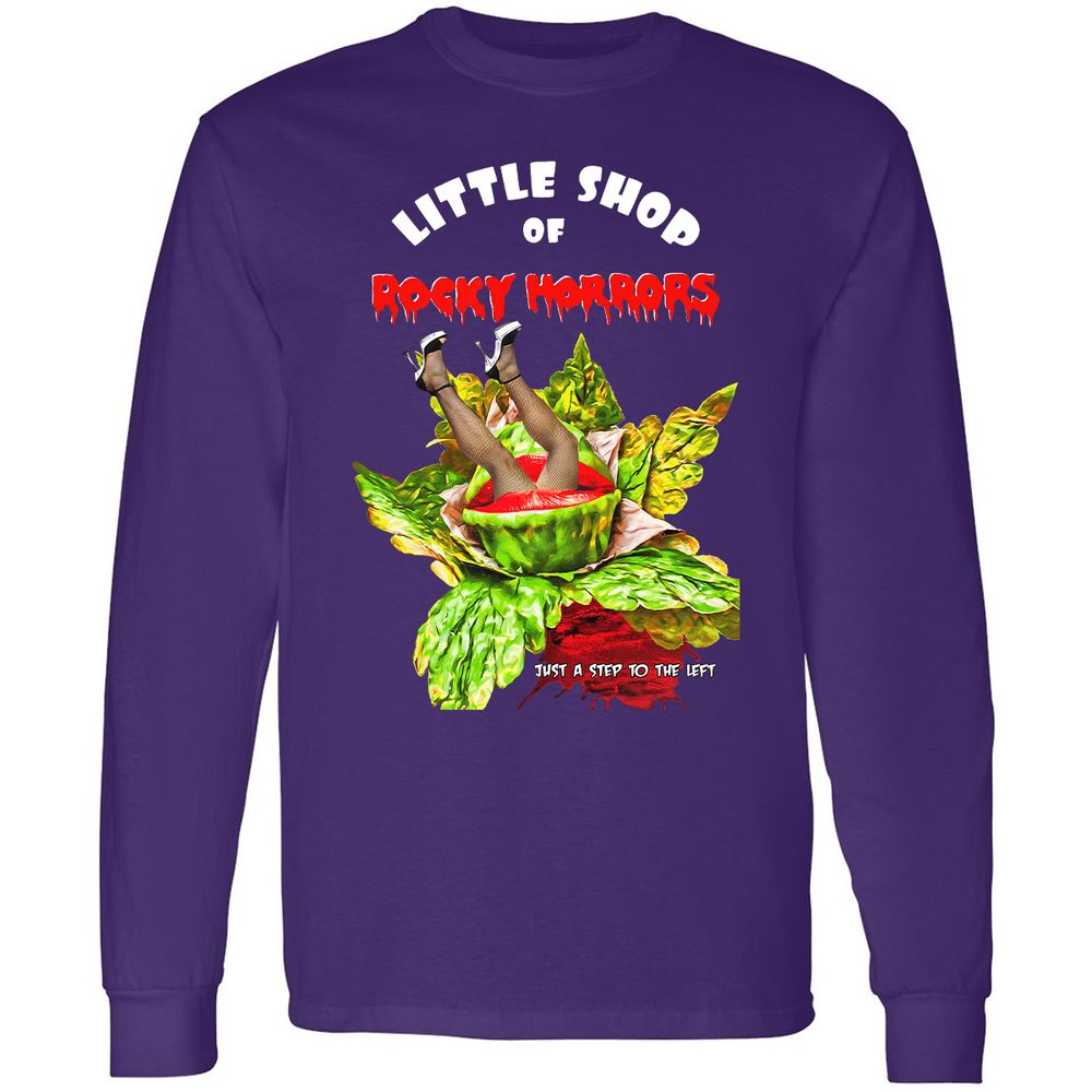 Long Sleeve T-Shirt - Black - Purple - 13