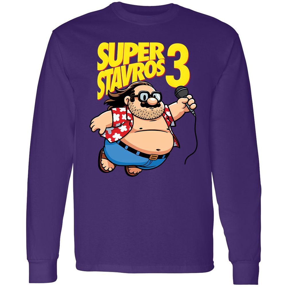 Long Sleeve T-Shirt - 858HAAV3 - Purple - 13