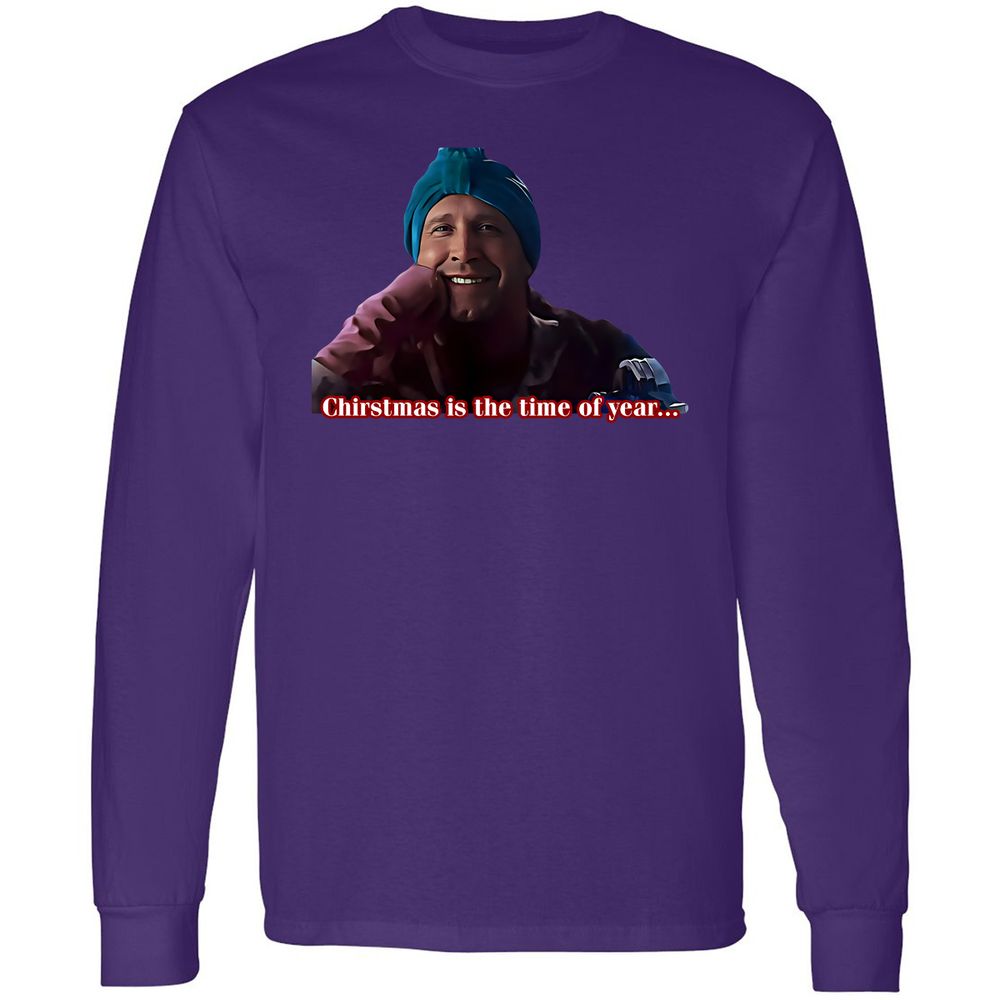 Long Sleeve T-Shirt - E5MBTQG1 - Purple - 13