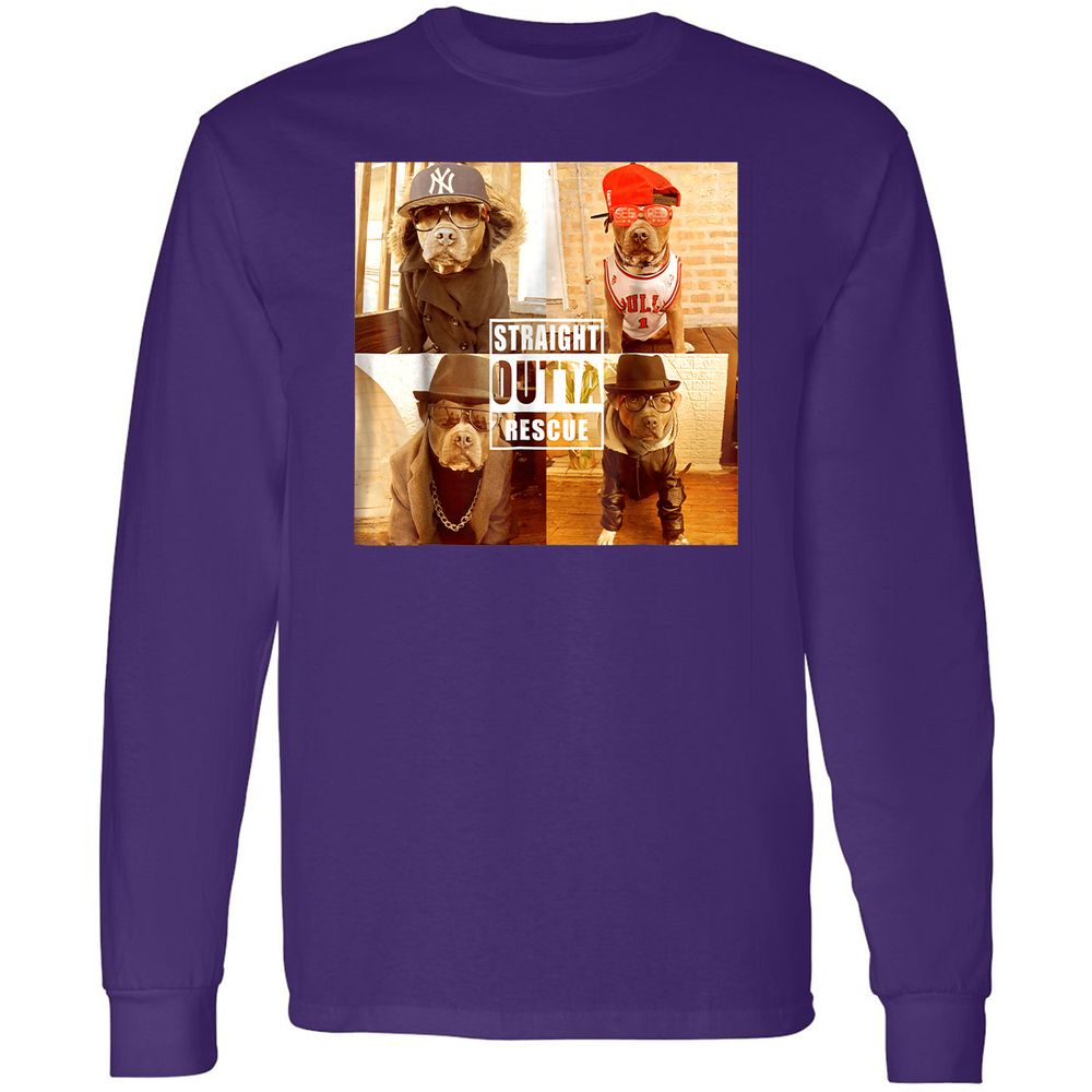 Long Sleeve T-Shirt - P9WYFMK6 - Purple - 13