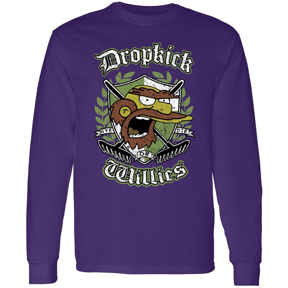 Long Sleeve T-Shirt - M75NPY72 - Purple - 13