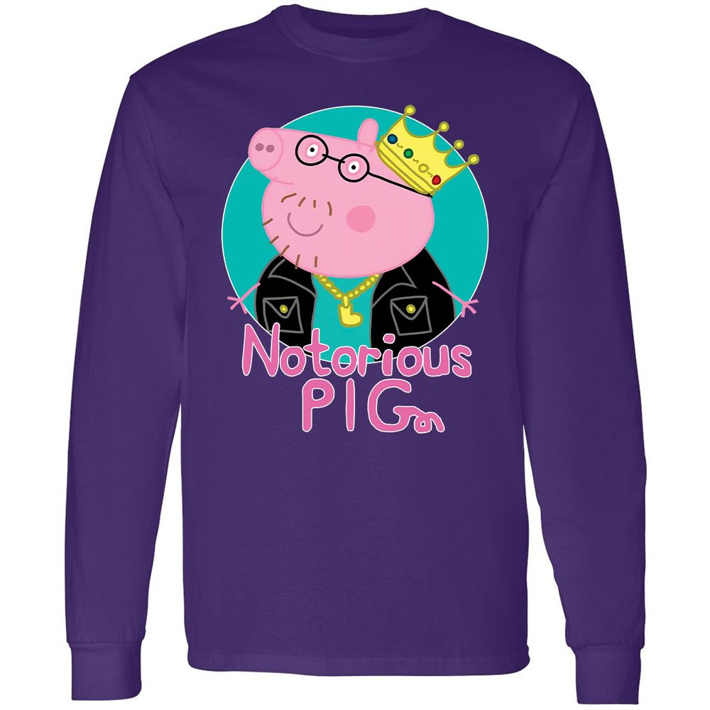 Long Sleeve T-Shirt - U16J6FNL - Purple - 13