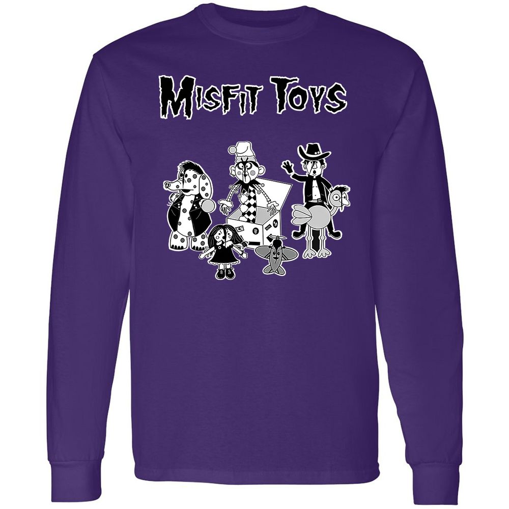 Long Sleeve T-Shirt - QFQV8SL2 - Purple - 13