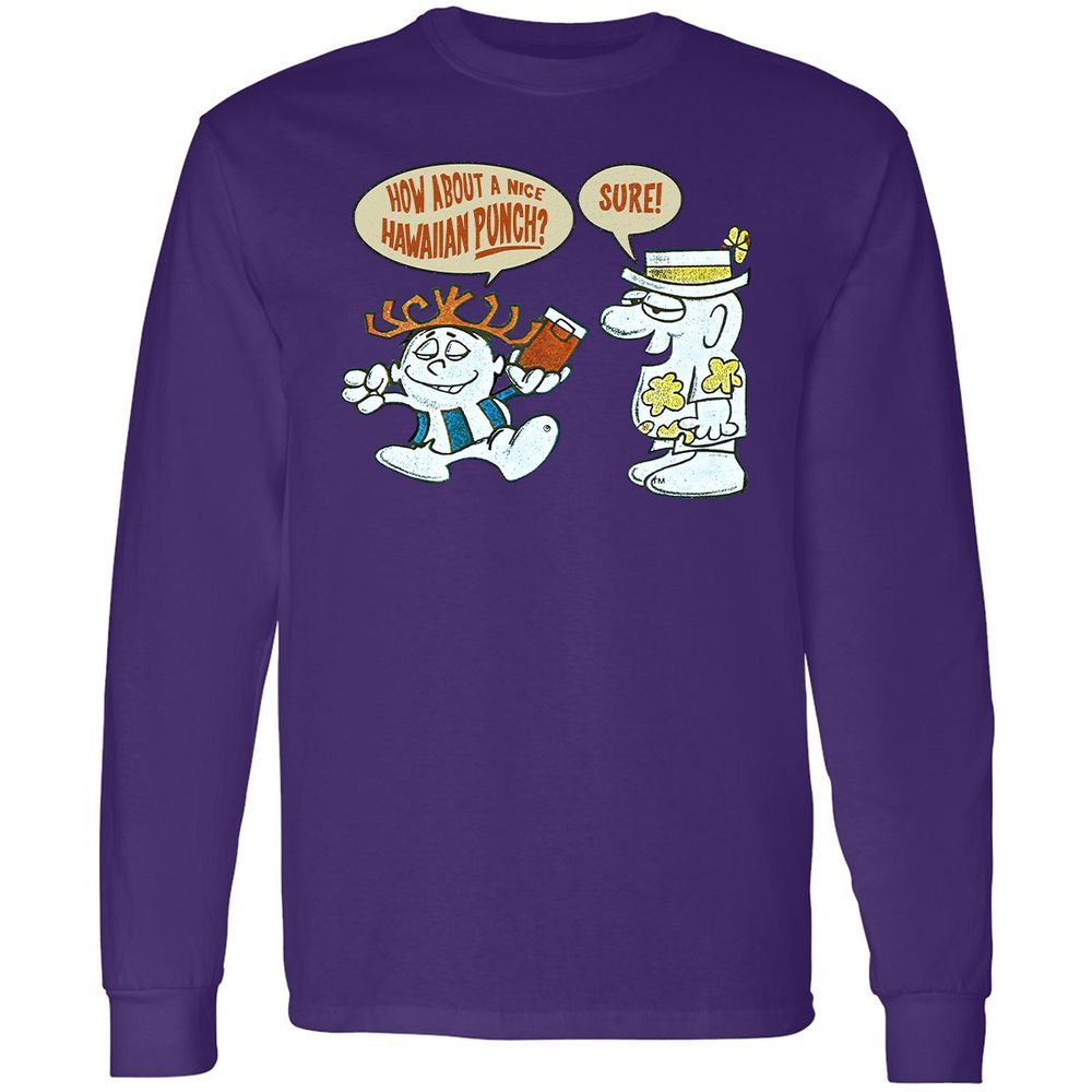 Long Sleeve T-Shirt - 1VK5DK9Y - Purple - 13