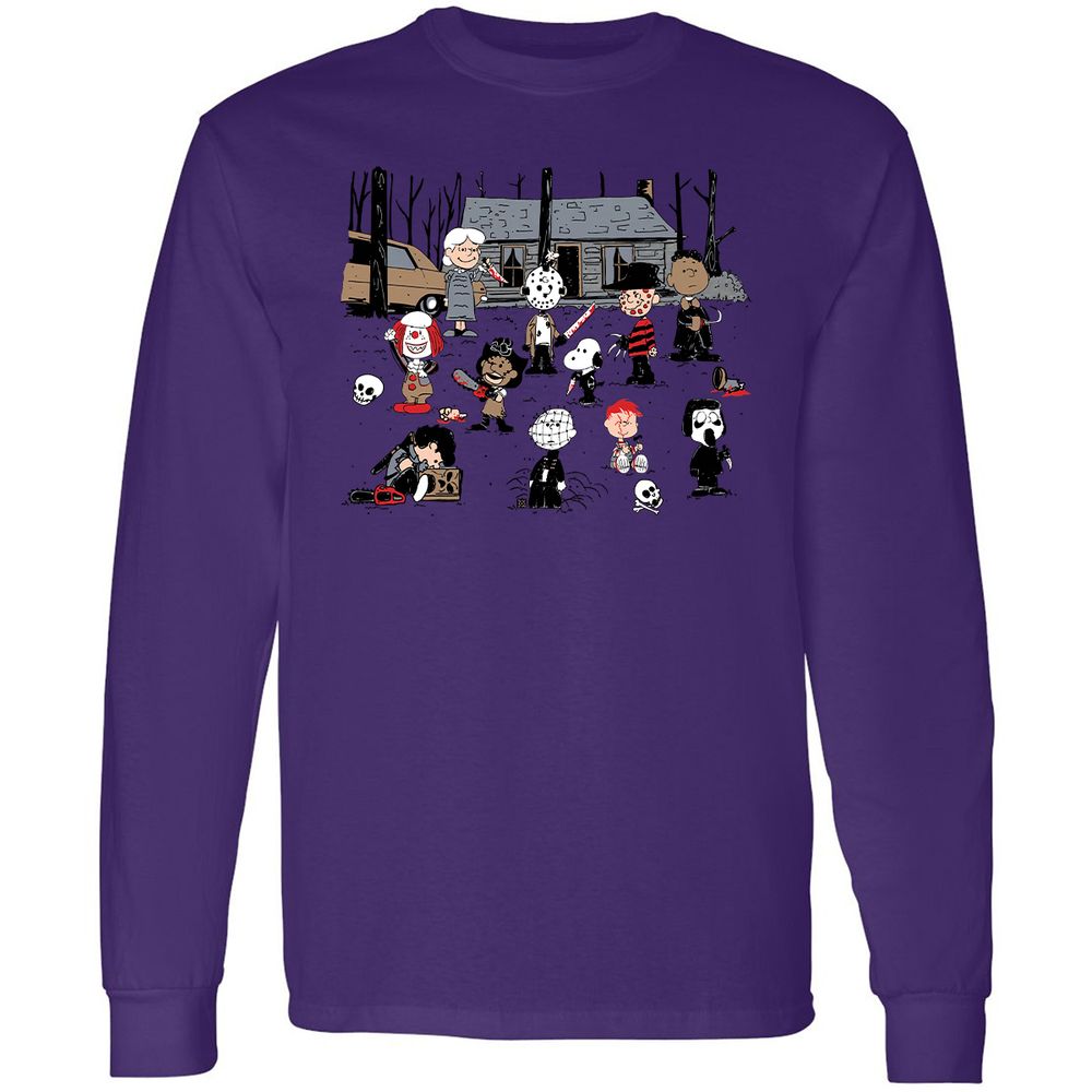 Long Sleeve T-Shirt - 51FKLSFF - Purple - 13