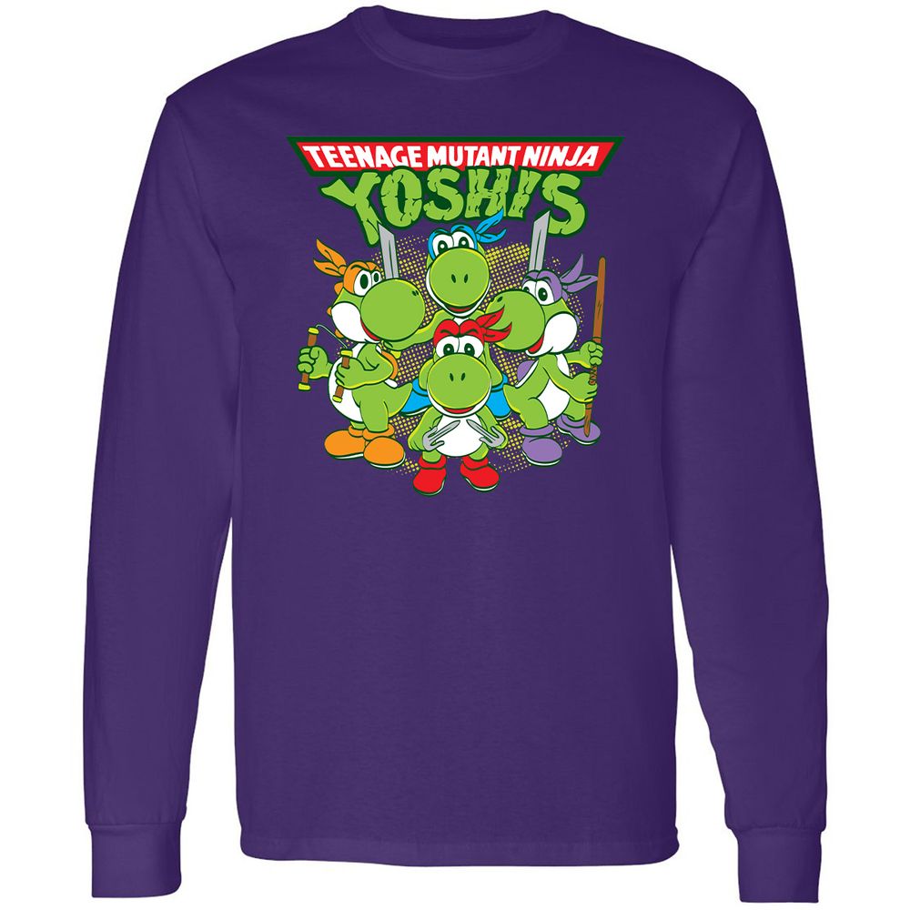 Long Sleeve T-Shirt - BPYK6ZTL - Purple - 13