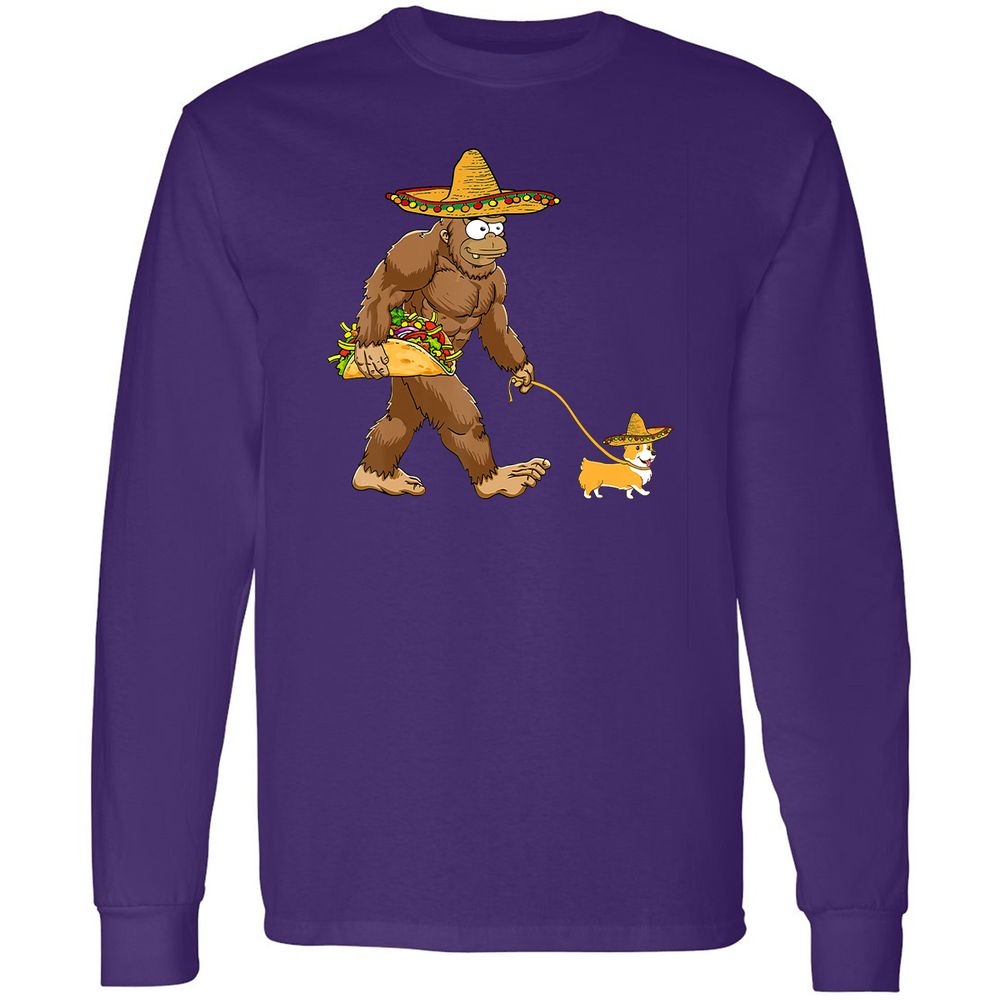 Long Sleeve T-Shirt - 978C7HHT - Purple - 13