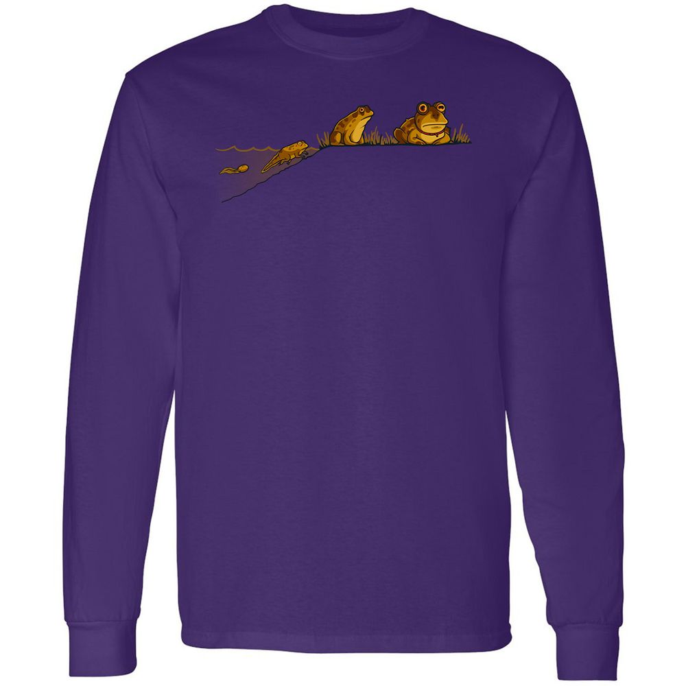 Long Sleeve T-Shirt - WTPJ66UJ - Purple - 13