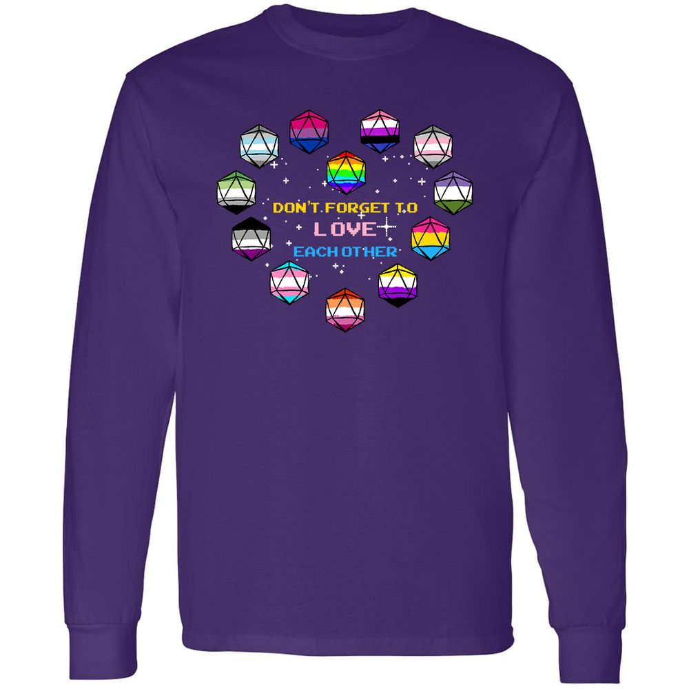 Long Sleeve T-Shirt - VQQW6X7P - Purple - 13