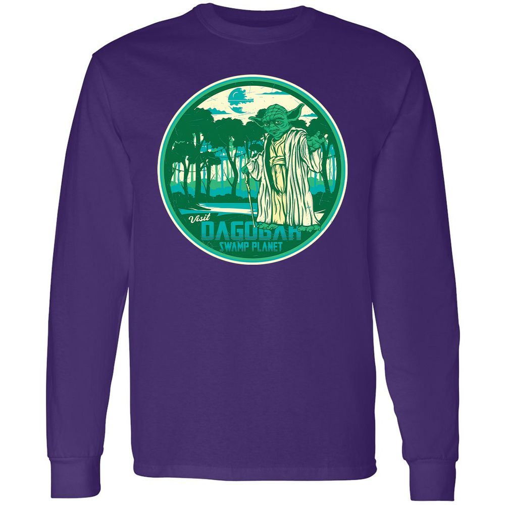 Long Sleeve T-Shirt - B4JVWPYA - Purple - 13