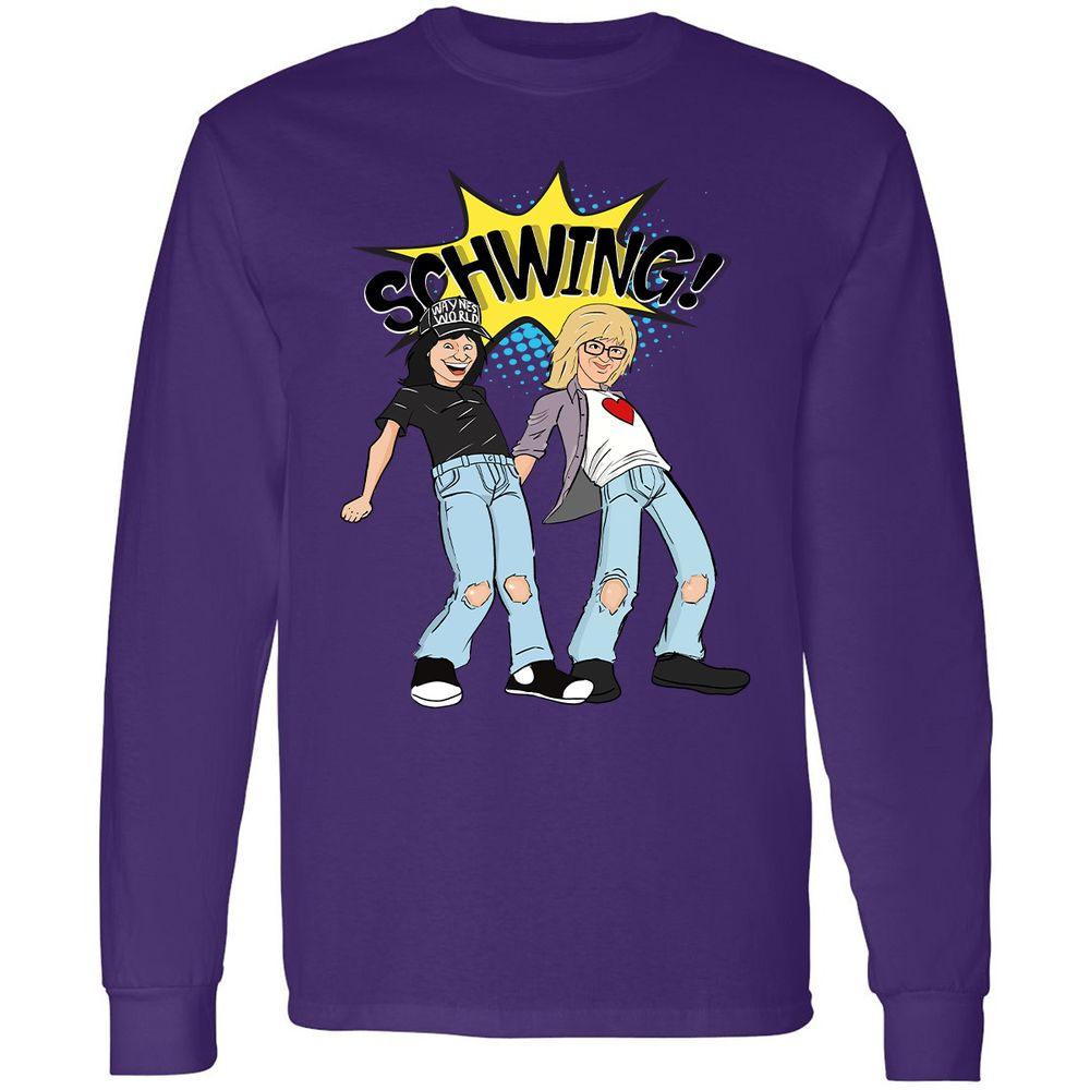 Long Sleeve T-Shirt - EBQ3QCQZ - Purple - 13