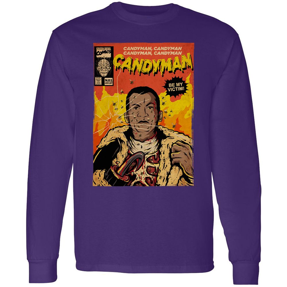 Long Sleeve T-Shirt - 59N5LM78 - Purple - 13