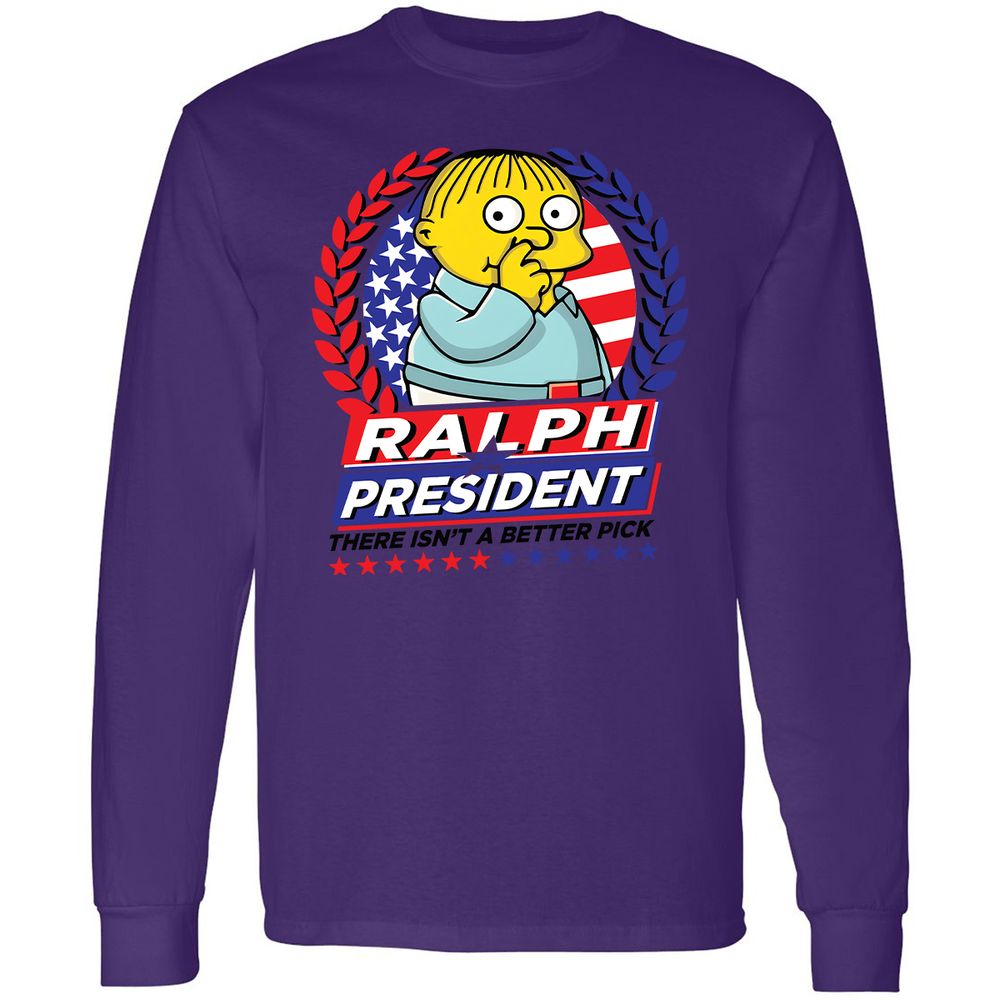 Long Sleeve T-Shirt - H8VUZ4SJ - Purple - 13