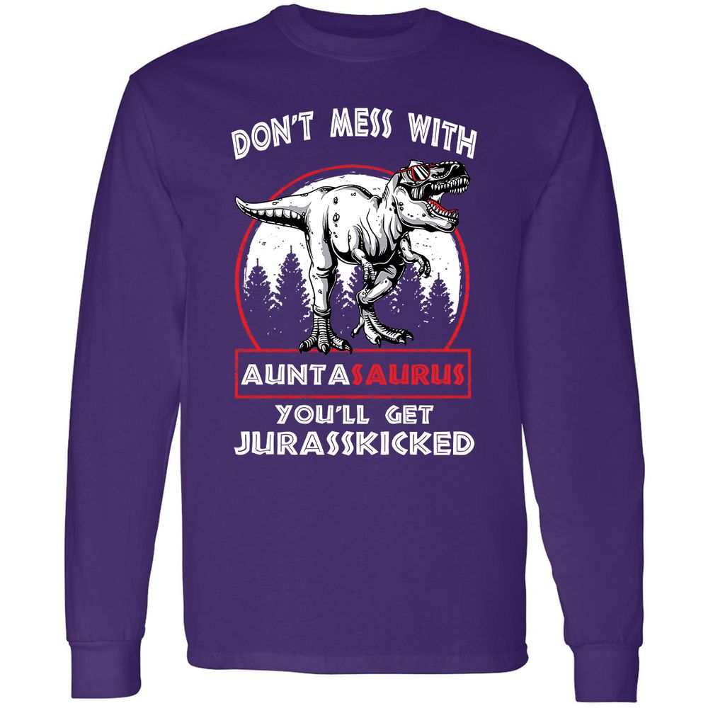Long Sleeve T-Shirt - 3FSHT8SQ - Purple - 13