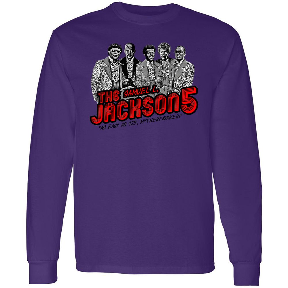 Long Sleeve T-Shirt - GXJSESKK - Purple - 13