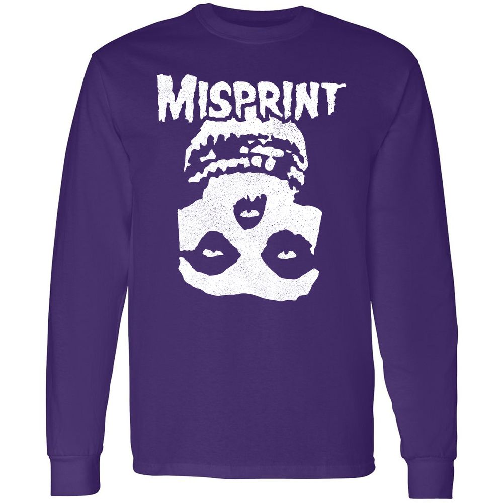 Long Sleeve T-Shirt - S6JVVLHB - Purple - 13