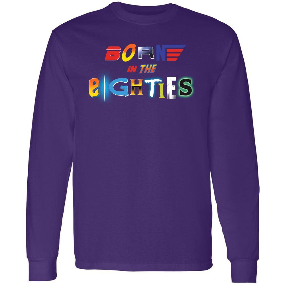 Long Sleeve T-Shirt - AX2QPSFE - Purple - 13