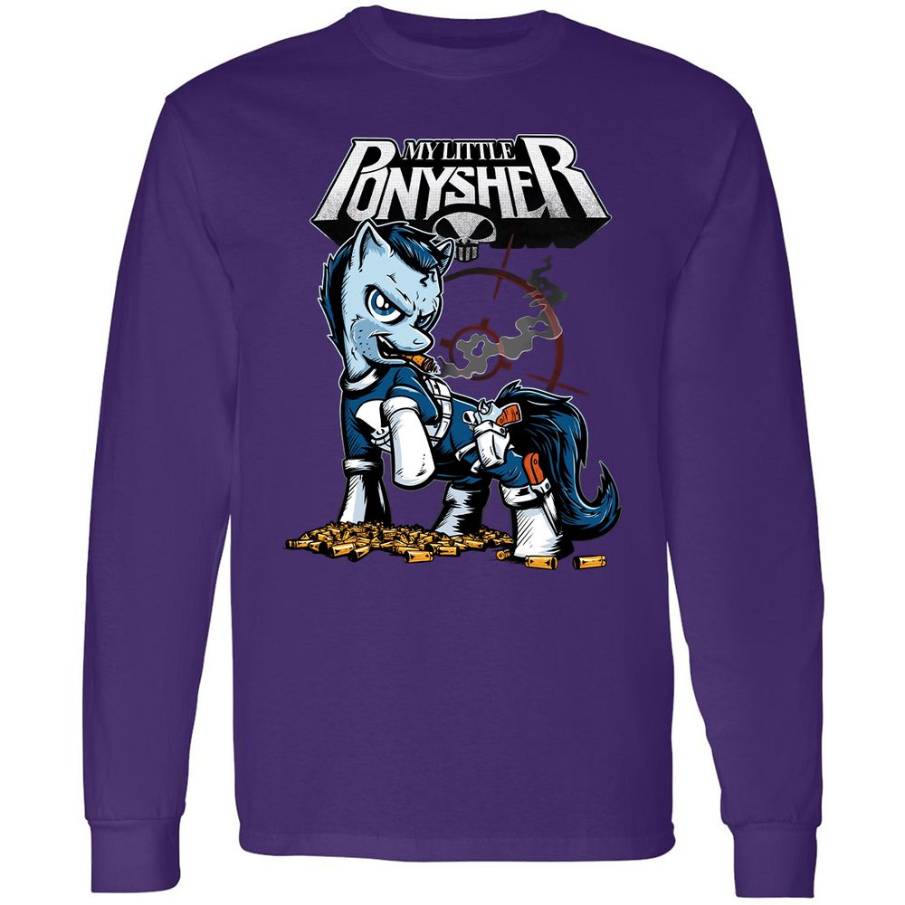 Long Sleeve T-Shirt - CB3EJ9YZ - Purple - 13