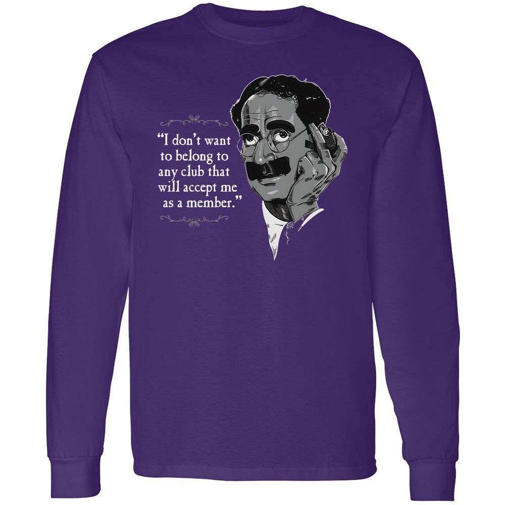 Long Sleeve T-Shirt - 4V7ZRPU1 - Purple - 13
