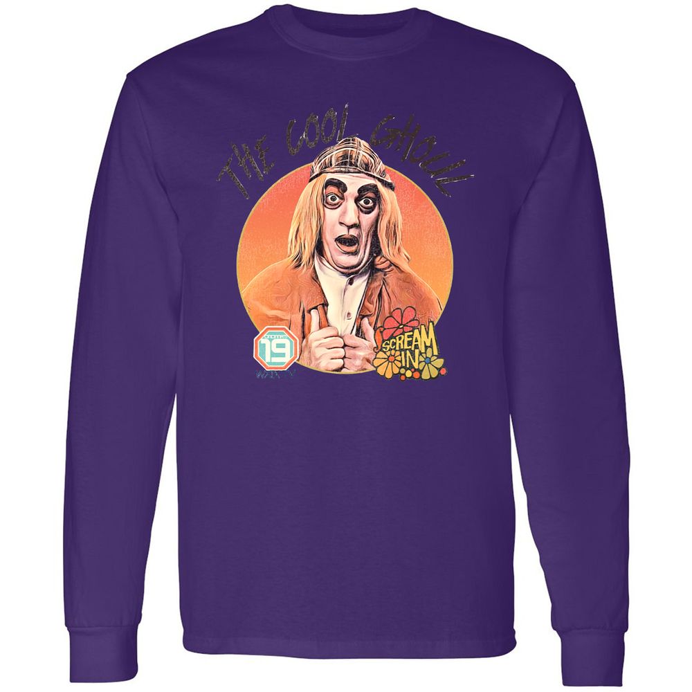 Long Sleeve T-Shirt - MHN8AZK7 - Purple - 13