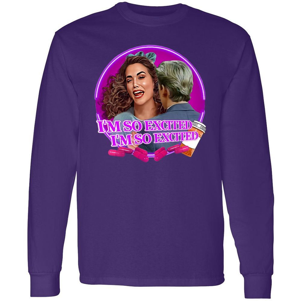 Long Sleeve T-Shirt - AXY85UUR - Purple - 13