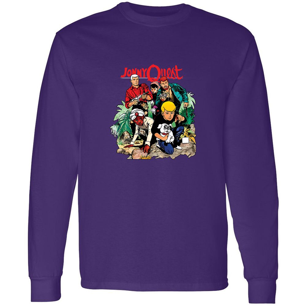 Long Sleeve T-Shirt - 7EQVG73D - Purple - 13