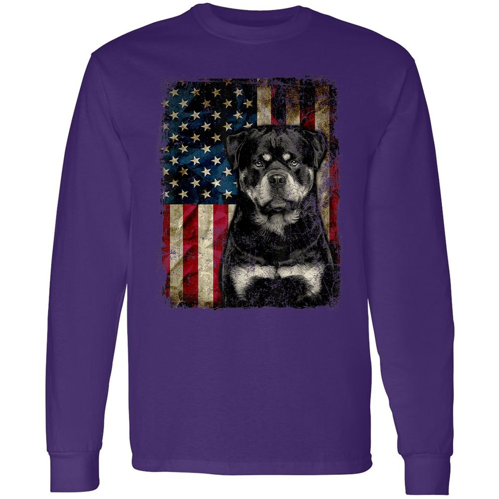 Long Sleeve T-Shirt - NU9SPM7V - Purple - 13