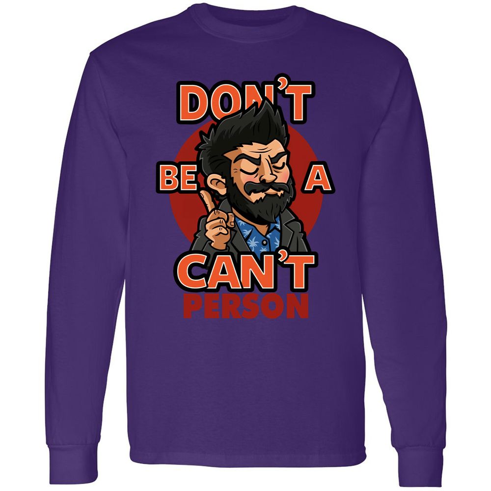 Long Sleeve T-Shirt - Q5VWLG6J - Purple - 13