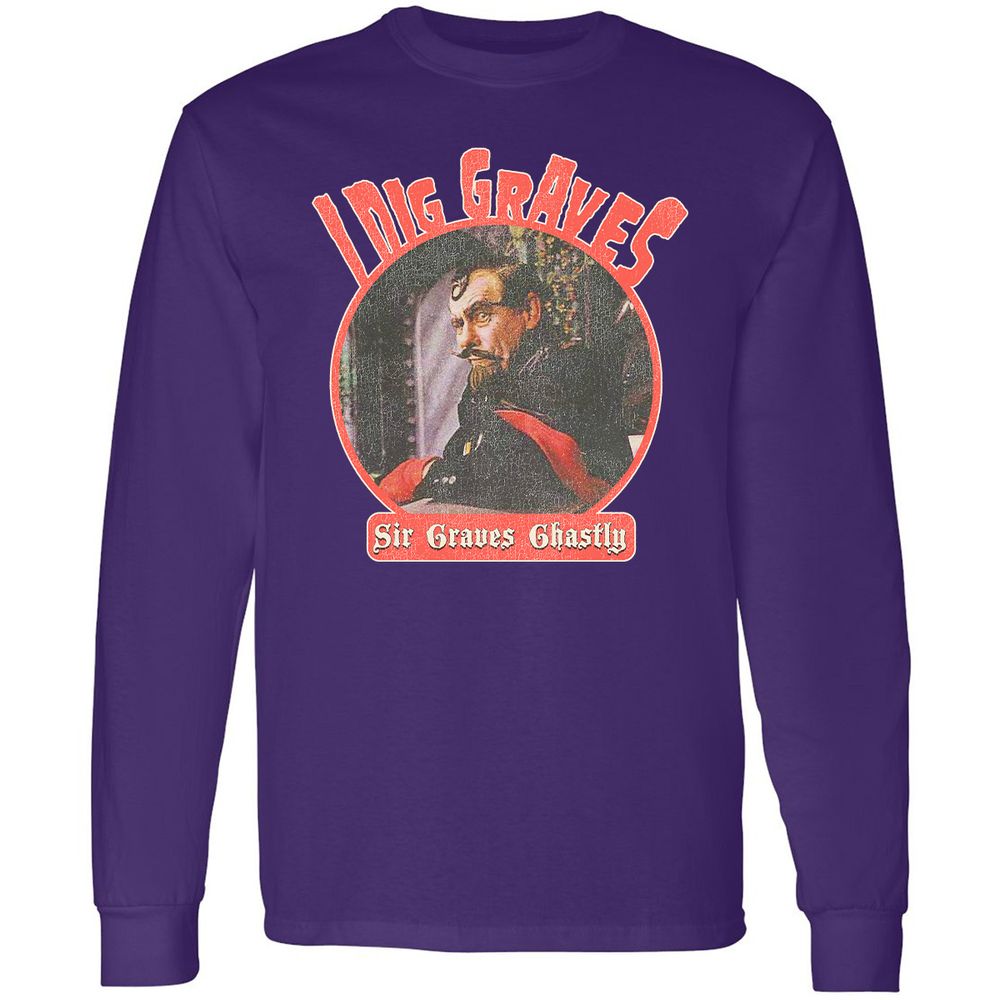 Long Sleeve T-Shirt - HJX9KPJW - Purple - 13