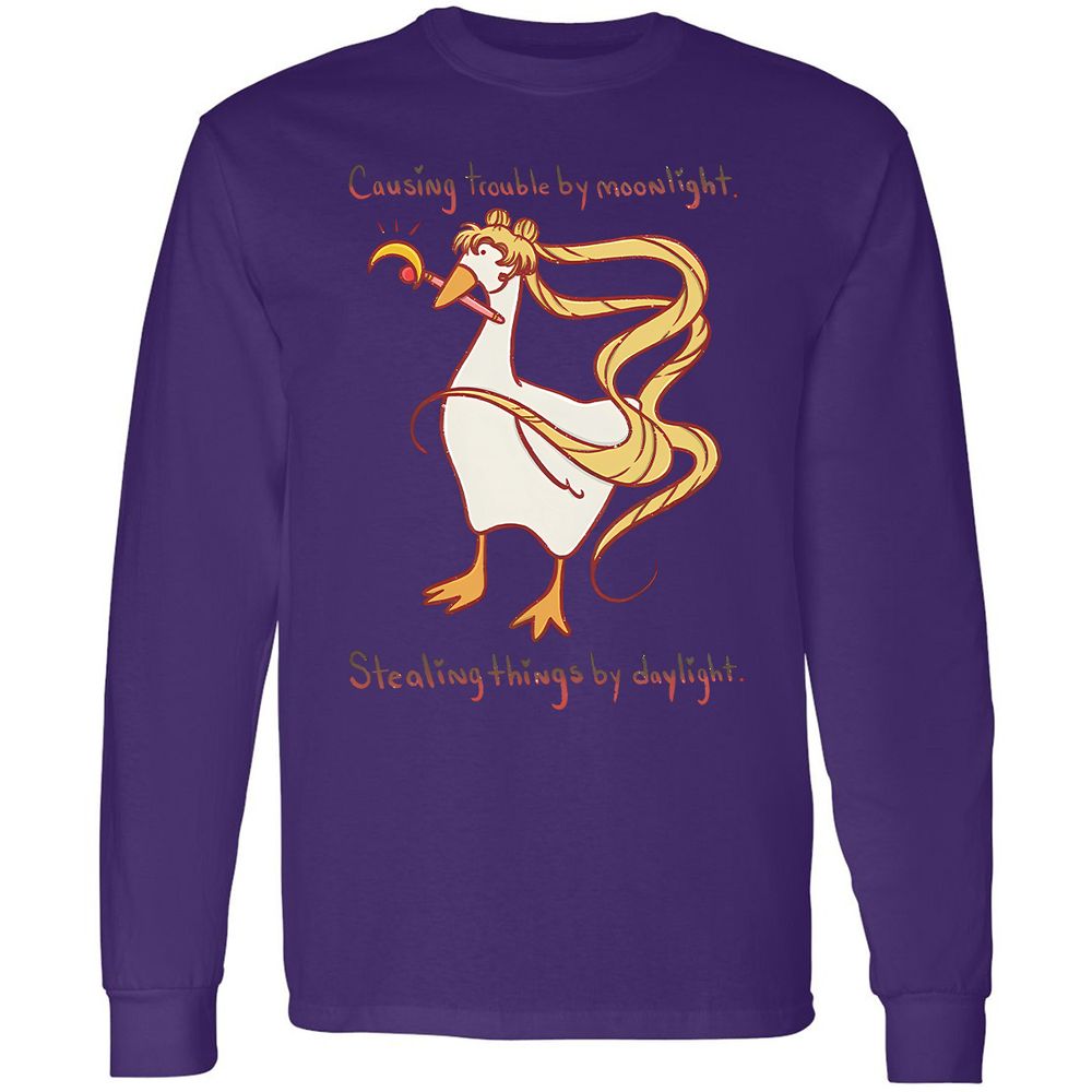 Long Sleeve T-Shirt - KQ4FZVGM - Purple - 13