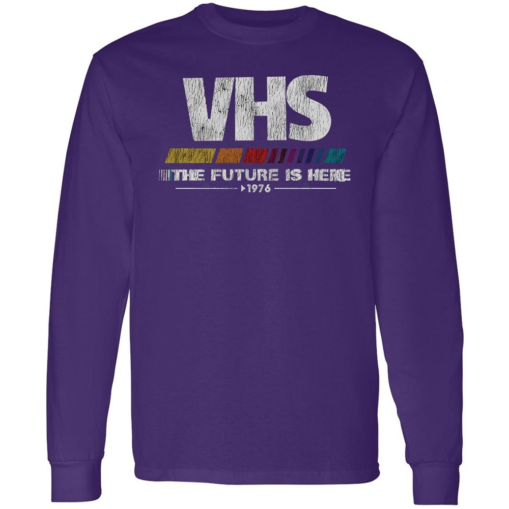 Long Sleeve T-Shirt - U5XFDFTL - Purple - 13